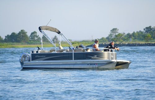 pontoon boat in Myrtle Beach SC