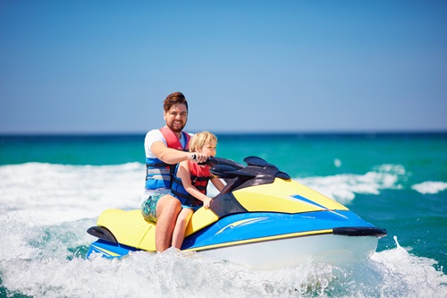 Family friendly jet ski rentals