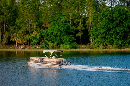 pontoon boat in Myrtle Beach SC